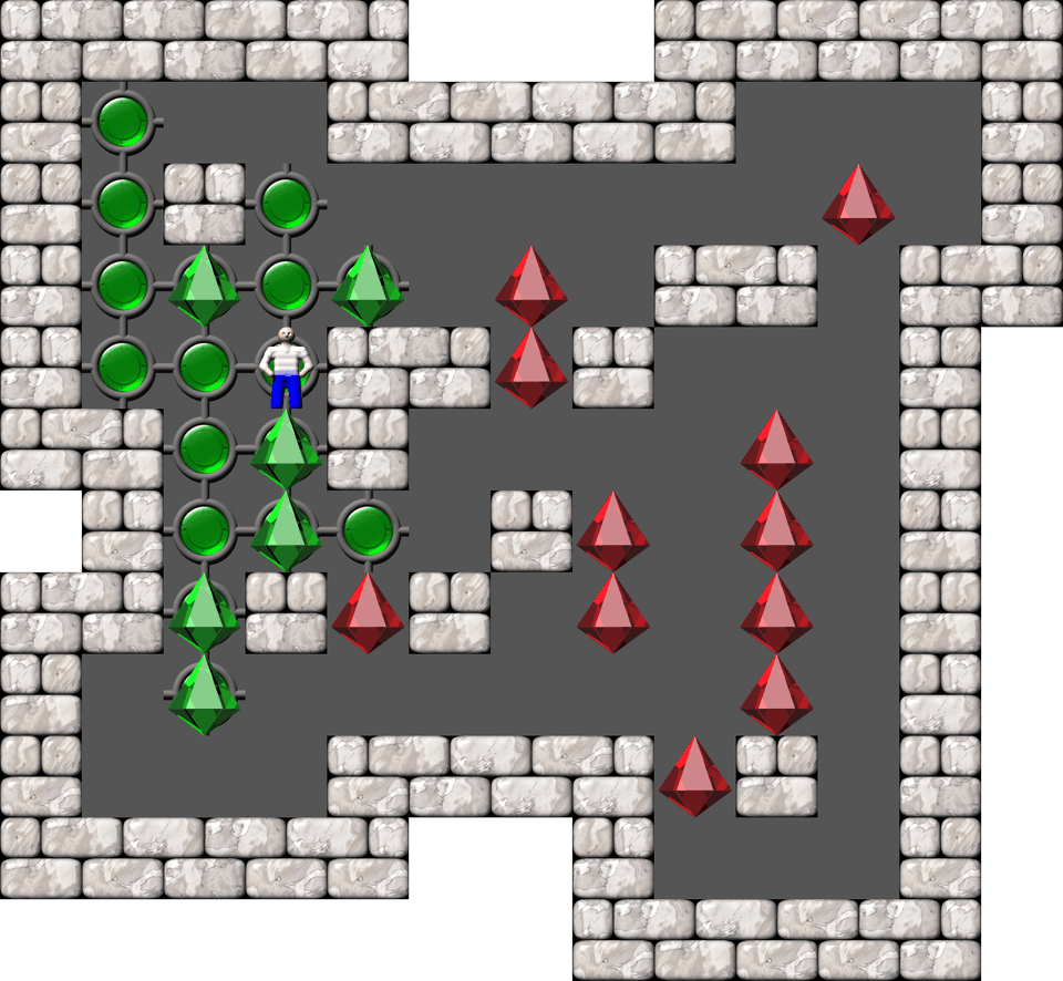 Sokoban Mass Remodel level 2244